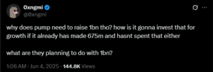 Speculation on the Pump.fun token