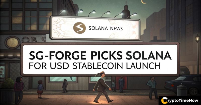 Solana News: SG-FORGE Picks Solana for USD Stablecoin Launch