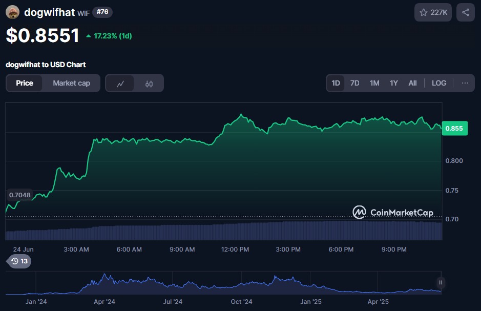 Dogwifhat Best Altcoins for 2025
