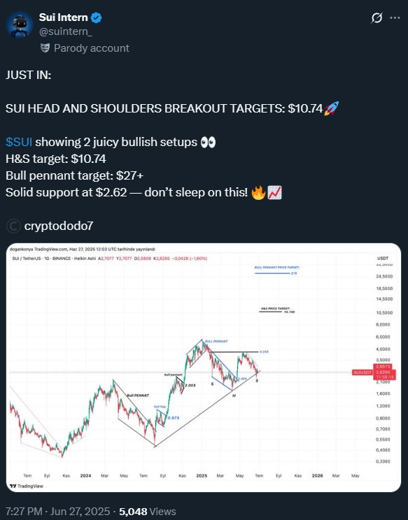 Experts Bold SUI Price Prediction