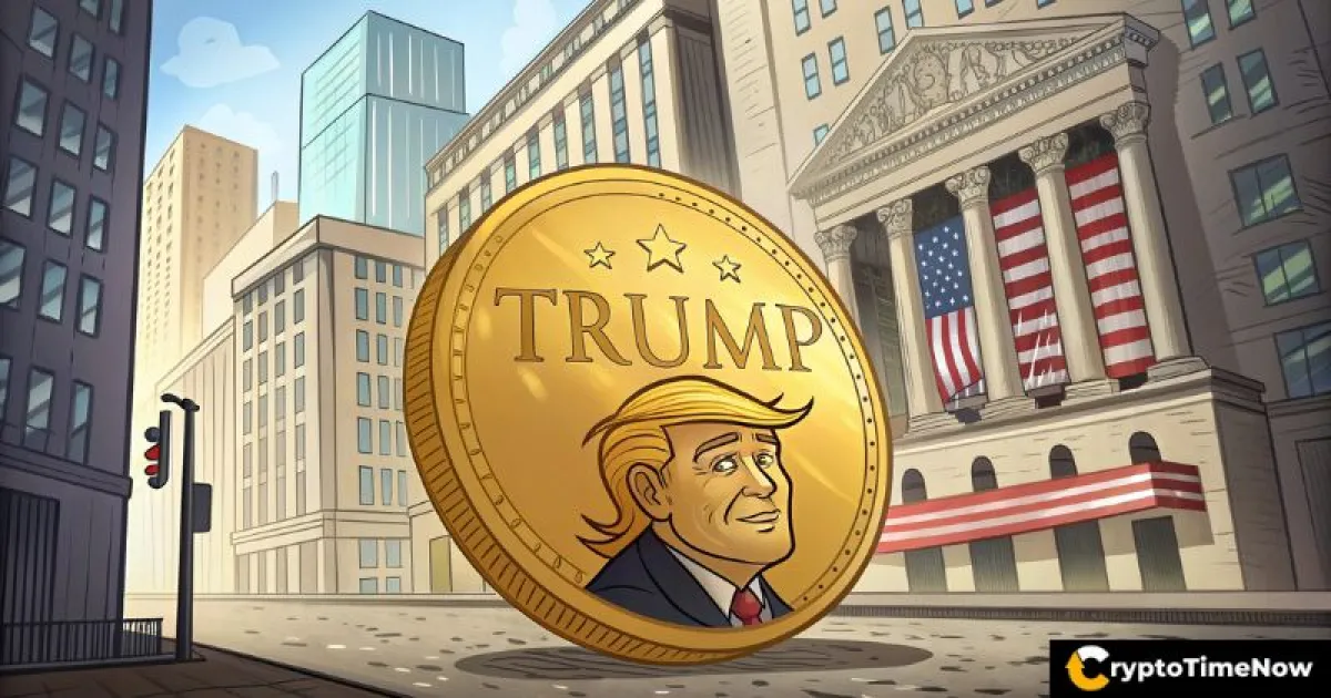 TRUMP Coin Price Explodes After Justin Sun’s $100M Power Move