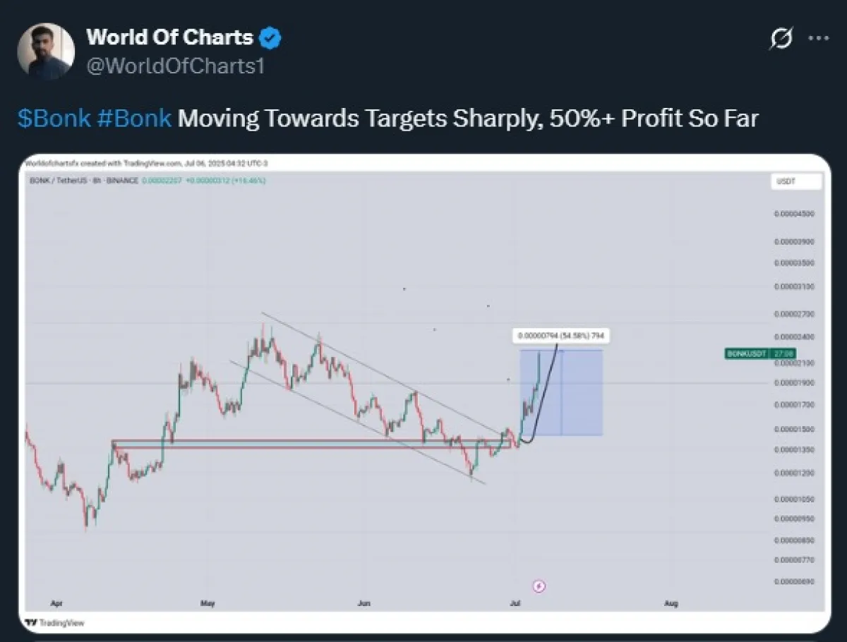 Expert Bold Prediction for BONK Price