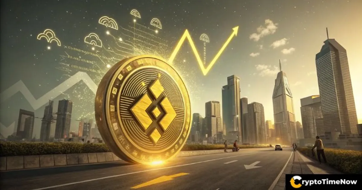 Binance Coin Price Forms Bullish Cup-and-Handle, Aiming for $1,000
